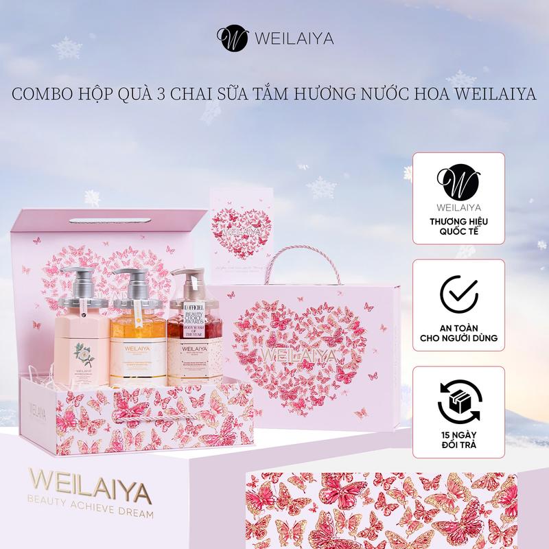 Set Quà tặng Sữa tắm cao cấp - Hộp quà Ngôi sao Weilaiya