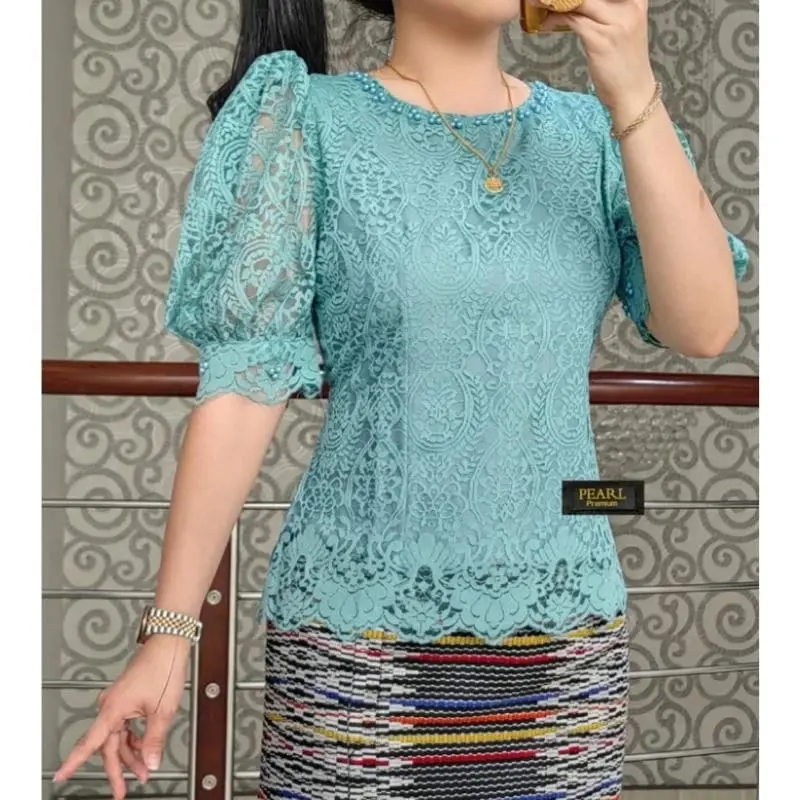 TERBARU!!!Brokat lengan Balon dengan model yang sangat mewah/brokat lengan balon mahasiswa wisuda/brokat legan balon kondangan/brokat kebaya/brokat kebaya terbaru 1