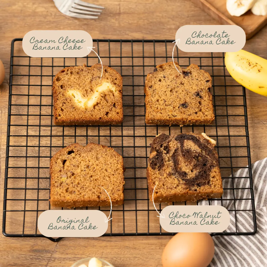 [Special LIVE!] Banana Cake Premium - Bolu Pisang Premium | Size: 20x8x6.5cm