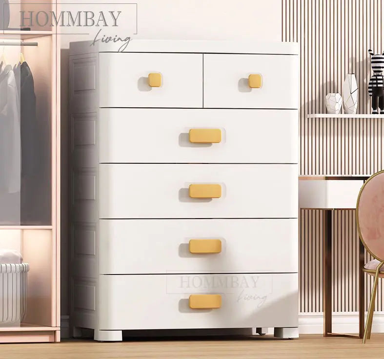 HOMMBAY ADELE Series 3 / 4 / 5 / 6 / 7 Tier Design Bedside Drawer / Storage Cabinet / Bedside Table / Chest Drawers / Drawer Cabinet