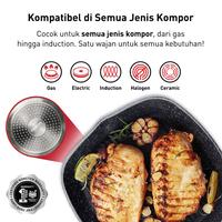 Gambar IDEALIFE - Grillpan Cookware - Panci Panggang Penggorengan - IL-28GP dari IDEALIFE ONLINE STORE Kota Administrasi Jakarta Utara 3 Tokopedia