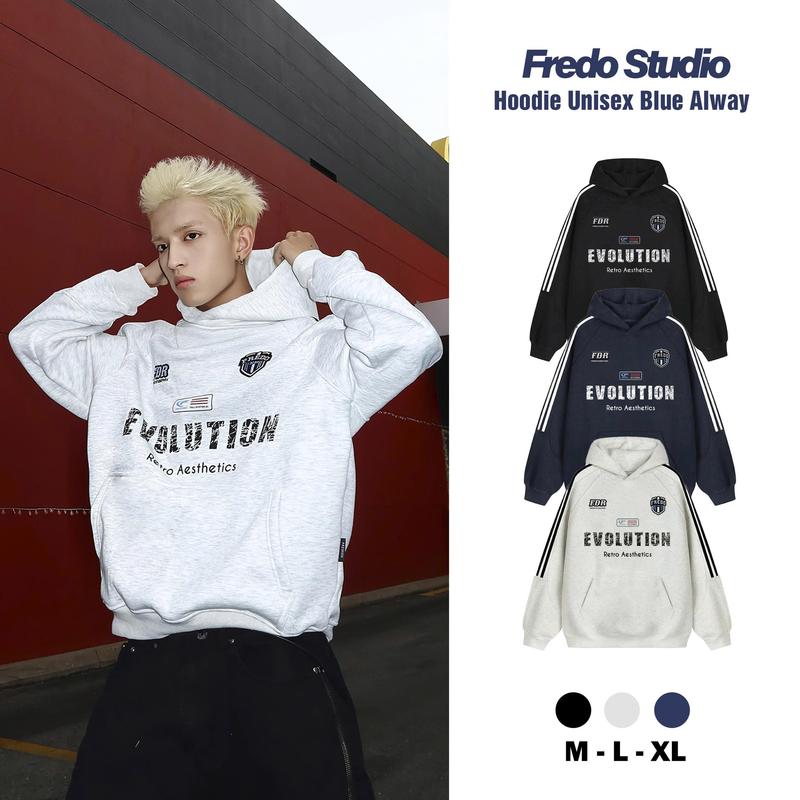 Áo Hoodie Unisex Blue Always Sad Áo Nỉ Lông Cừu Phong Cách Đường Phố HD004