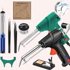 Alat Solder Otomatis GT 10/60 Watt dengan Pompa Desoldering - Set 5 in 1