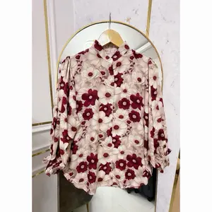 ALYSA BLOUSE ATASAN WANITA RAYON MOTIF