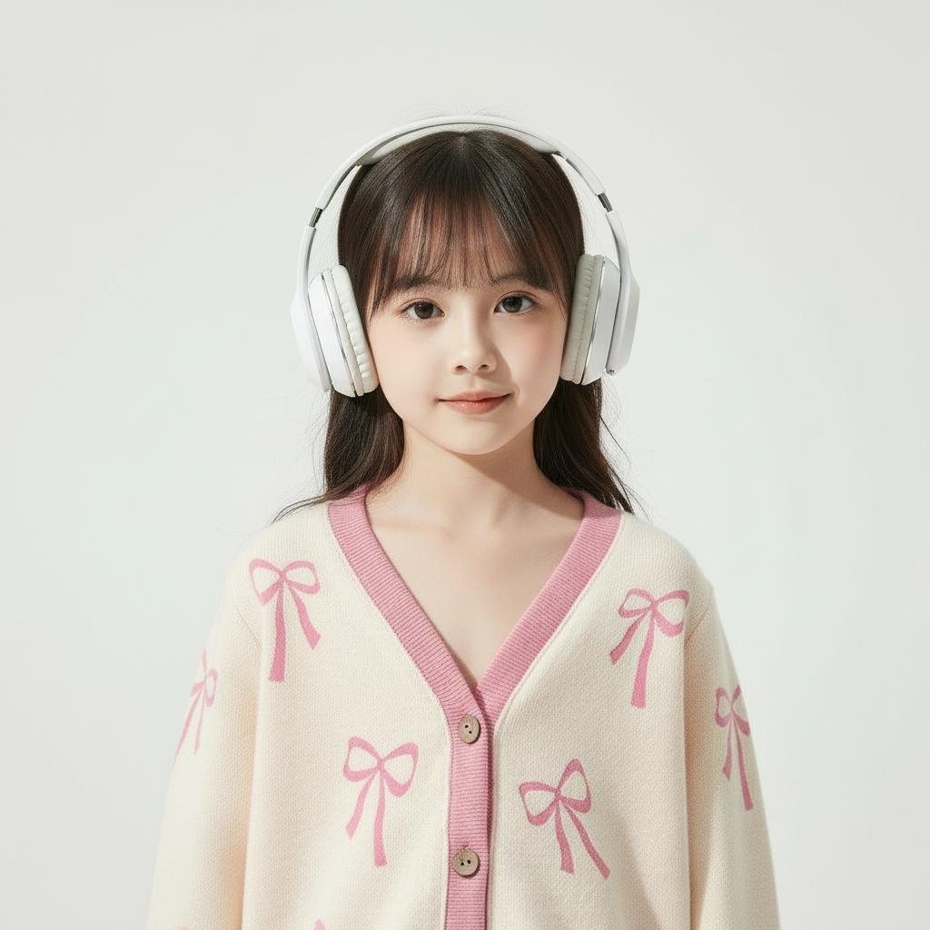 CAIFU Jaket Cardigan Pita Cream Anak Perempuan Lengan Panjang Y2K Usia 3-12 Tahun Bahan Lembut Halus Nyaman Adem Variasi Warna Pastel Cantik Fashion