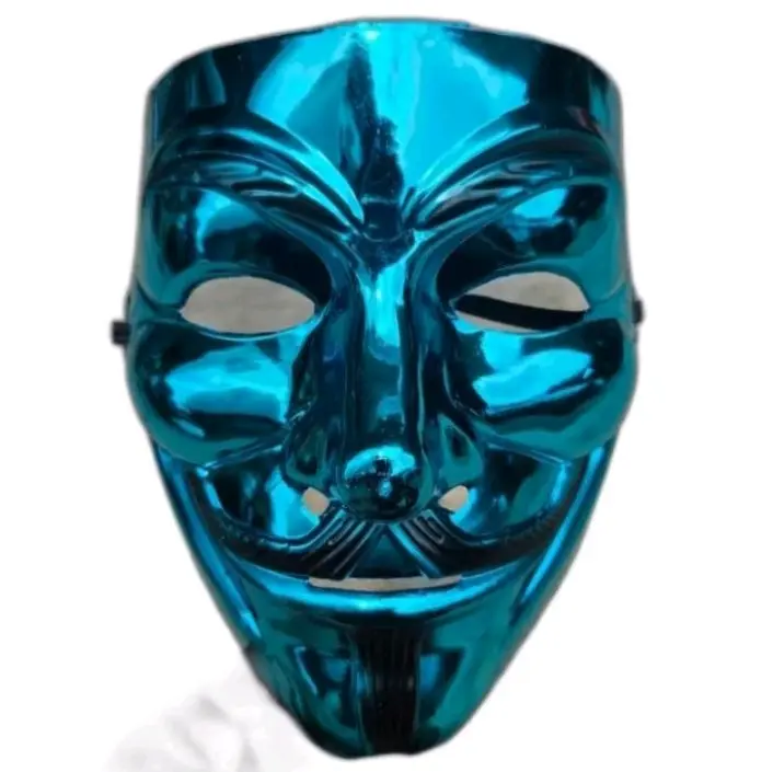 Topeng Anonymous Blue Topeng Hacker Vendetta