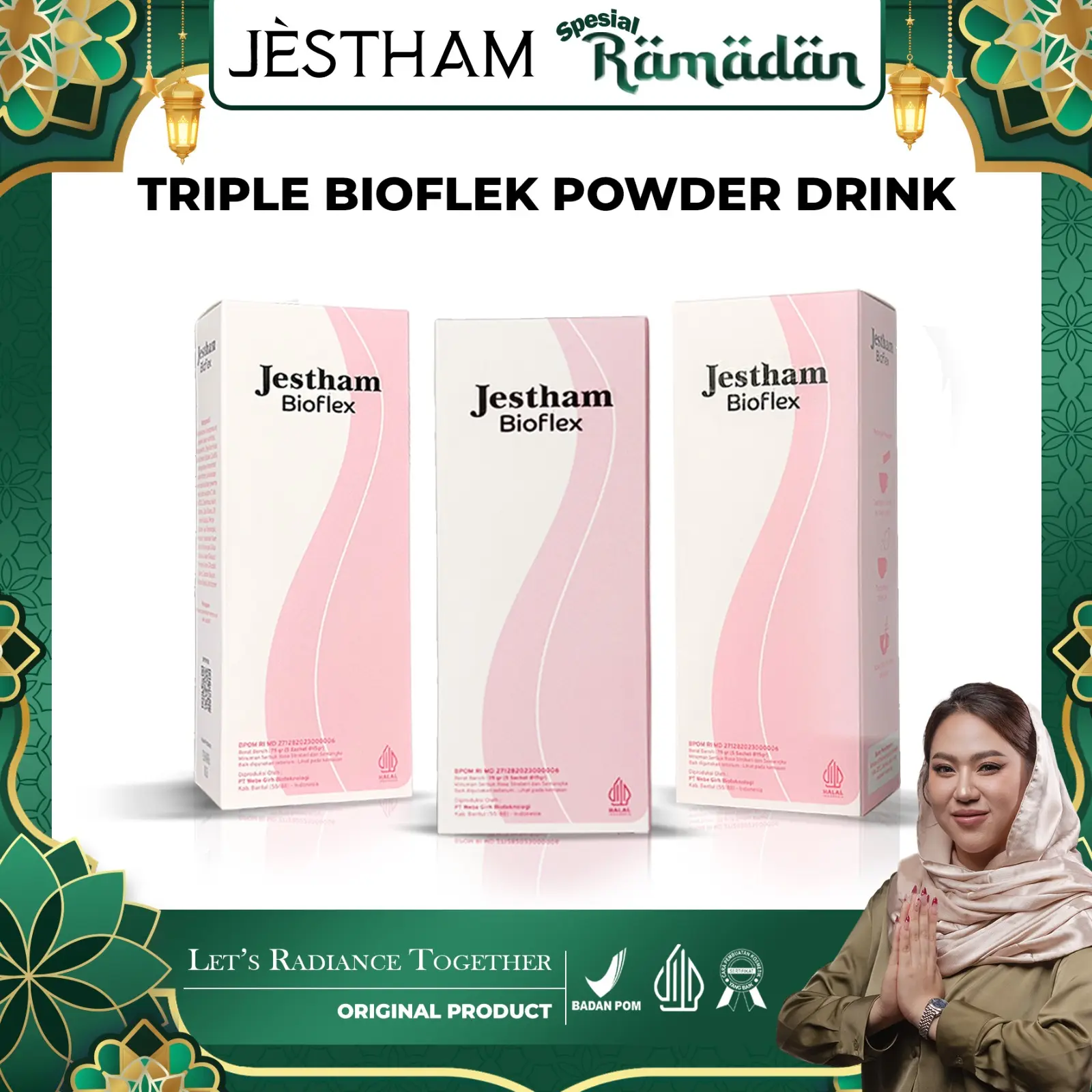 Jestham Triple Bioflek Powder Drink