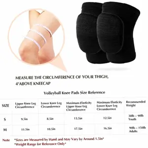 2Pcs Knee Protectors / Leg sleeve pad basketball / Legpad / Leg sleeve pad High quality material Knee Kneepad Foam Knee Protectors Pair of 2 Pcs Left Right Volley Futsal Goalkeeper Takraw Skyboard | Kekinian