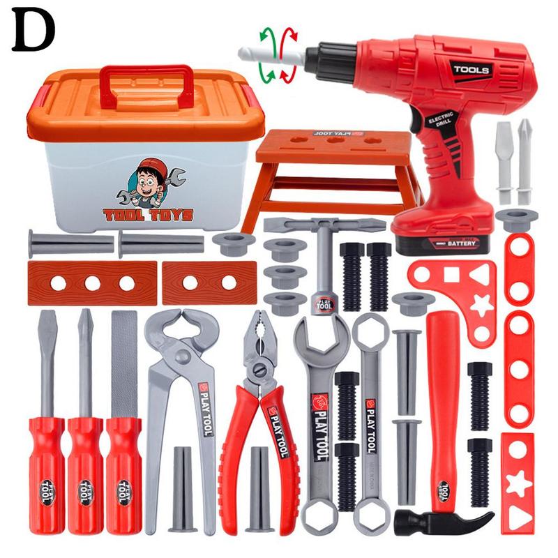 Product Introduction of Bộ Hộp Dụng Cụ Cho Trẻ Em, Đồ Chơi Bé Trai, Bộ Dụng Cụ Mô Phỏng, Dụng Cụ Sửa Chữa Bằng Nhựa, Đồ Chơi Trẻ Em 34