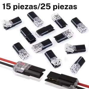 Conectores desmontables entrelazados de doble línea, terminales de conexión rápida adecuados para cables de 18-22 AWG, accesorios para mejoras del hogar