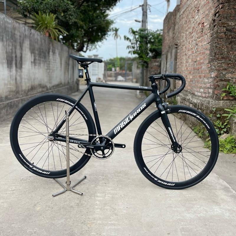 Xe đạp Fixed Gear Magicbros CX5 PLUS 2025 new khung nhôm không mối hàn Sports tặng tráp phanh phụ bơm đồ lắp... ib shop hỗ trợ free ship