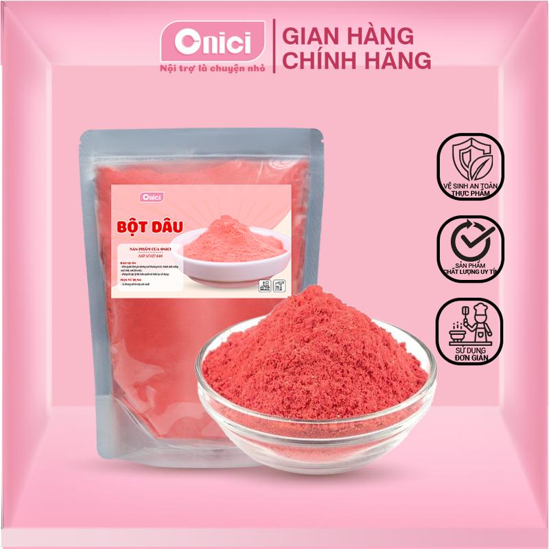  Bột dâu socola xoài sầu riêng bạc hà 100gr Bếp Của Mẹ ONICI nguyên liệu nấu trà sữa 