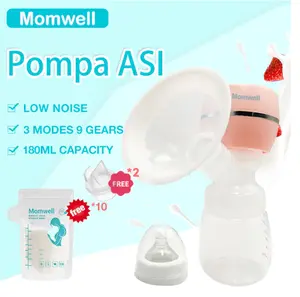 Momwell EB06 Pompa ASl Elektrik TanpaKabel, Pompa ASl Portabel OtomatisSepenuhnya,Hisap Kuat,Tanpa Rasa Sakit,.Pompa ASl Elektrik Tunggal untuk Bayi BaruLahir, Dapat Diisi Ulang, Bebas BPA Electric Accessories Pump pompaasi pompa  asi mama's choice