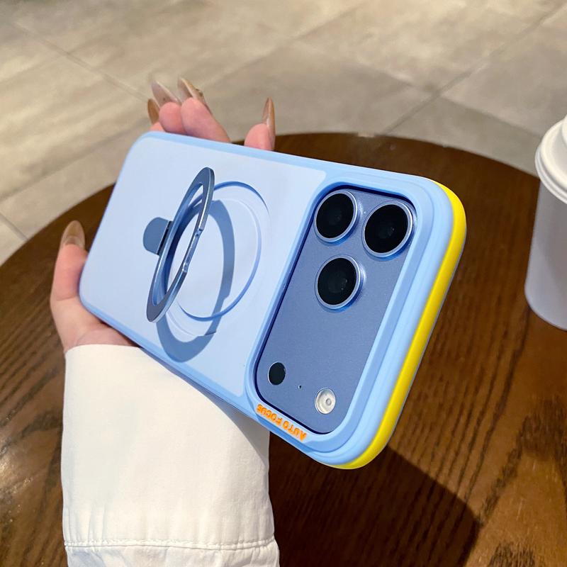 Giá đỡ kim loại, thân thiện với da, phù hợp với ốp điện thoại cho iPhone 18 Pro Max, iPhone 17 Air, lỗ khoét lớn, viền mềm, tương thích với 16 Plus/15 Pro/14/13/12/16e, phong cách dành cho cặp đôi
