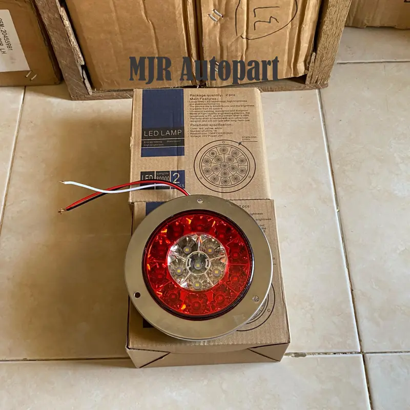 LED Stoplamp Truk RING (Lampu Rem) 12V/24V Cahaya Terang 4