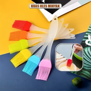 ￼Kuas Mentega Silikon Kuas Oles Minyak Barbeque Anti Panas Kuas Roti Baking Brush Alat Dapur