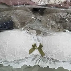 Bra Rompi Wanita Mewah - Big Size Seamless dengan Renda Bunga & Pita Motif Kupu-Kupu, Tanpa Kawat & Nyaman | Untuk Kenyamanan dan Gaya Elegan Sehari-hari
