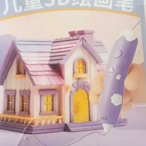 Happydiy 2025 Mainan Edukasi Anak, Pena Ajaib 3D Printing, Pena Gambar 3D, Pelatihan Kerajinan Tangan DIY, Pena 3D Anak, Bahan Suhu Rendah, Zero Polusi, Material Ramah Lingkungan