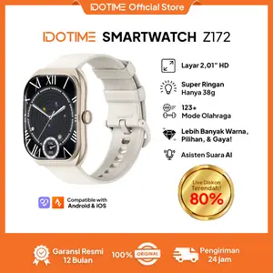 IDOTIME Smartwatch Z172 (GOLD) Jam Tangan Pintar 2025 Produk  Bluetooth Call Baru 1ATM Tahan Air Layar IPS Melengkung Kecepatan Lari DIY Wallpaper Pemantauan Kesehatan Olahraga Luar Ruangan Fast Charge Strong Endurance