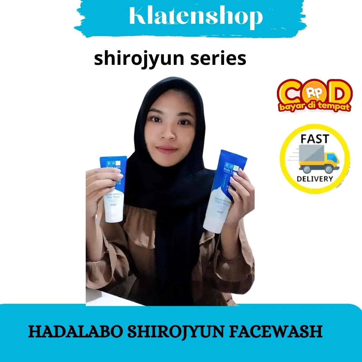 HadaLabo Shirojyun Facewash 100ml