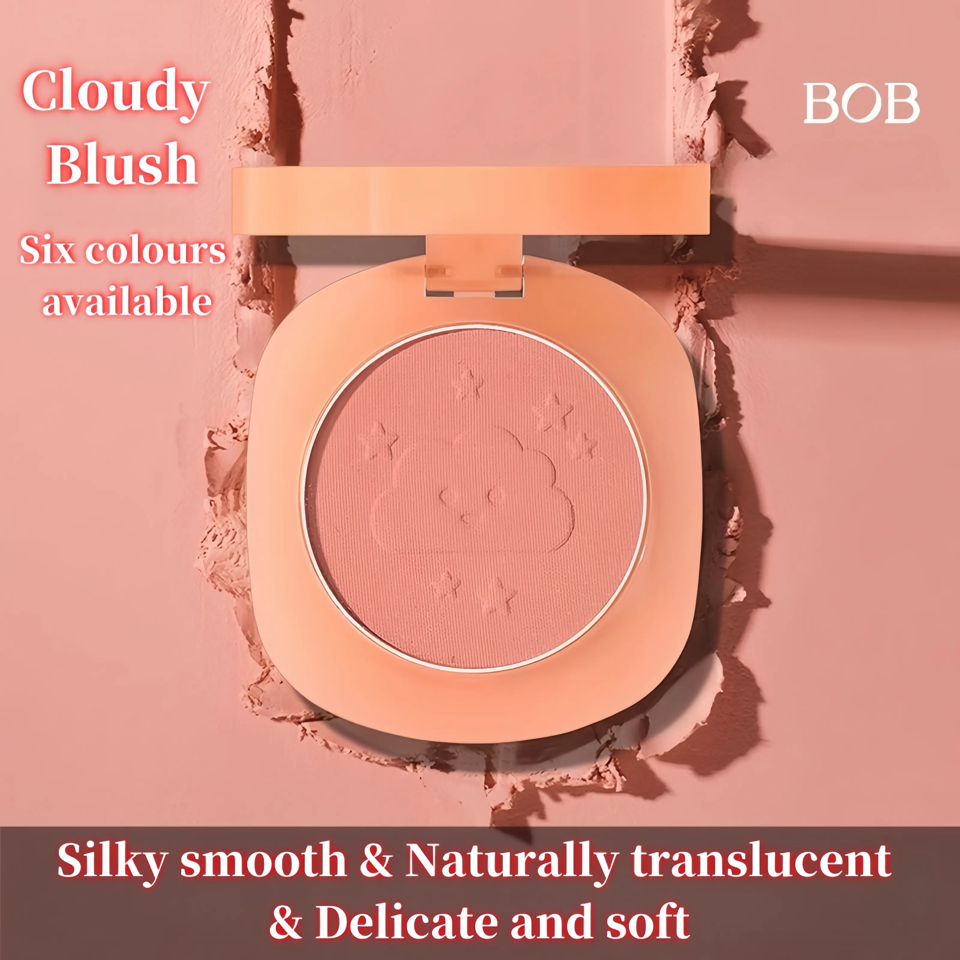 BOB Cloudy Blush, Silky smooth & Naturally translucent & Delicate and soft