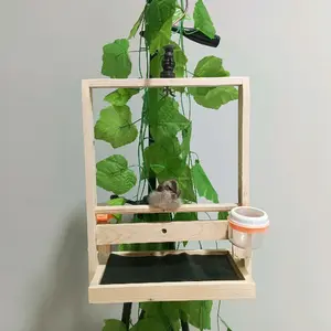 Sangkar Layang Burung Kayu Model Polos Aesthetic