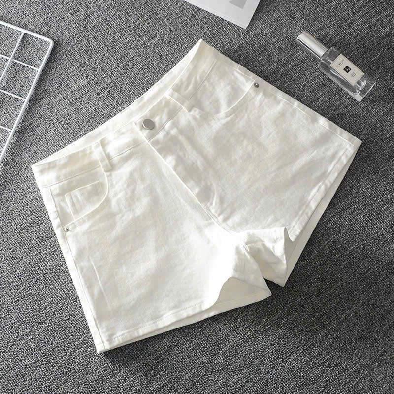  QUẦN SHORT KAKI ĐÙI NỮ LƯNG CAO CO GIÃN NHẸ MÀU TRẮNG ĐEN LAI CUỐN MÁT MẺ SIÊU HOT HIT TÔN DÁNG CHẤT LIỆU KAKI SIZE S M L SEO WORDS 