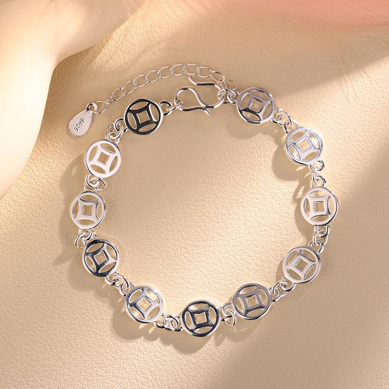 Trang sức vòng tay KIM TIỀN may mắn tài lộc dành cho nữ phụ kiện thời trang sang trọng quà tặng live