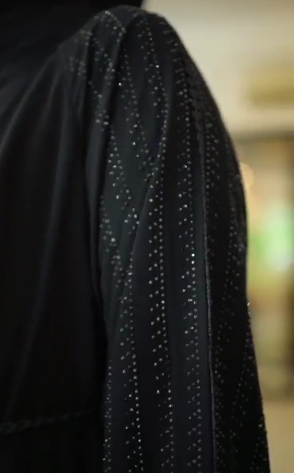 Abaya premium set kerudung pasmina ceruty gamis abaya dubai jet black wolpich wolpis resleting full bisa jadi outer terbaru