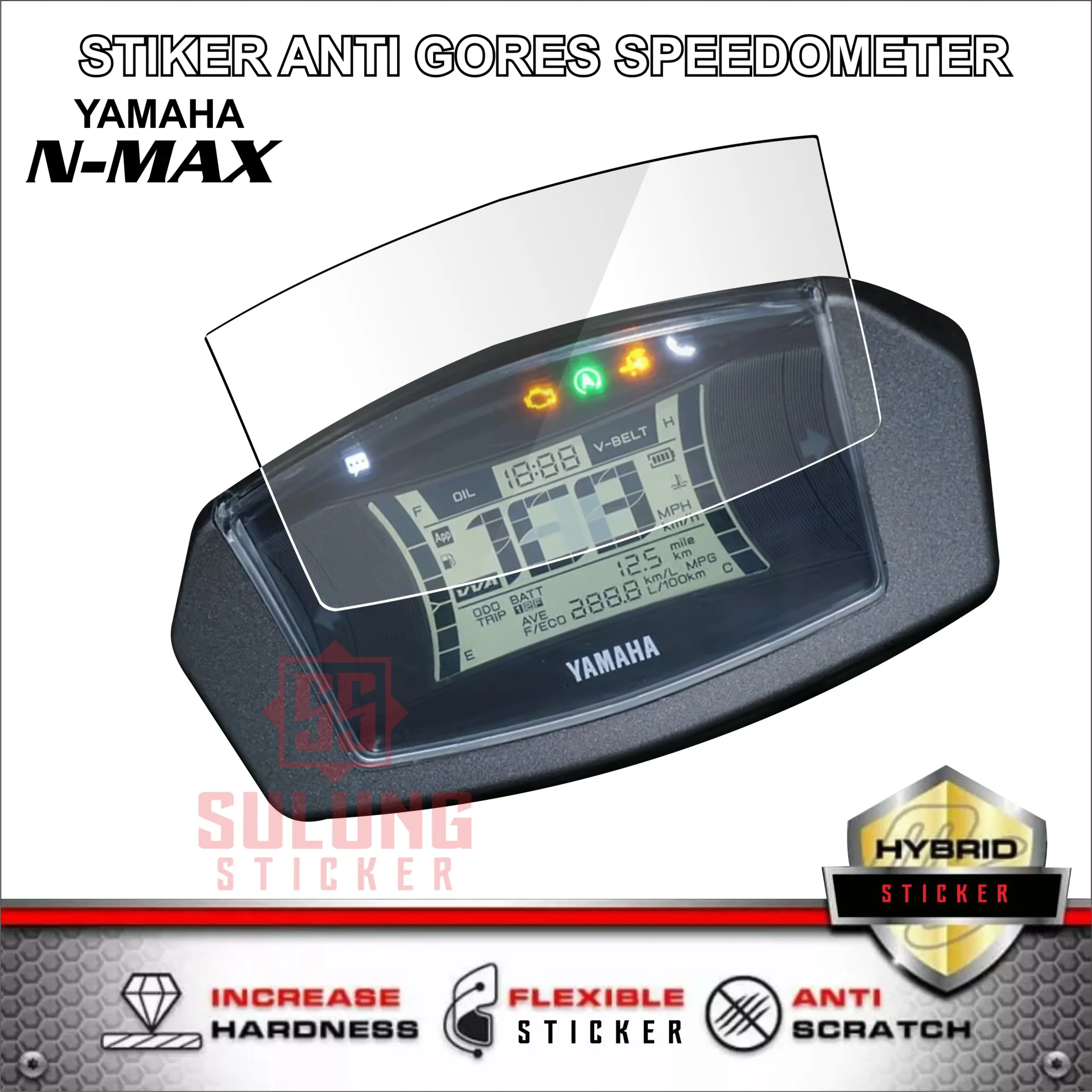 Stiker Anti Gores Pelindung Spidometer Seepedometer Motor Yamaha NMAX New Motorcycle