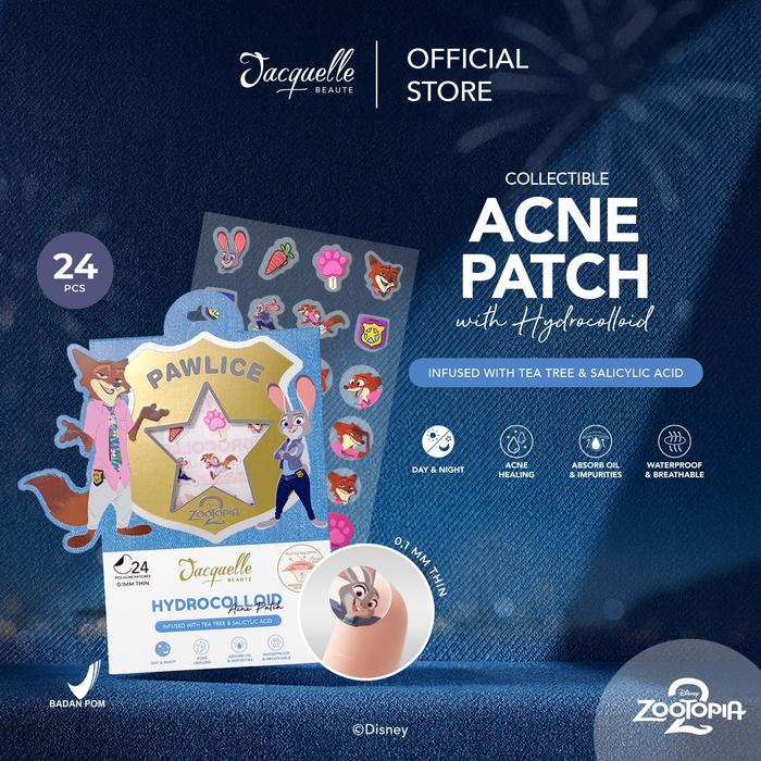 Gambar Jacquelle Premium Hydrocolloid Acne Patch x Zootopia 2 Edition dari Jacquelle_ID Kota Administrasi Jakarta Selatan Tokopedia