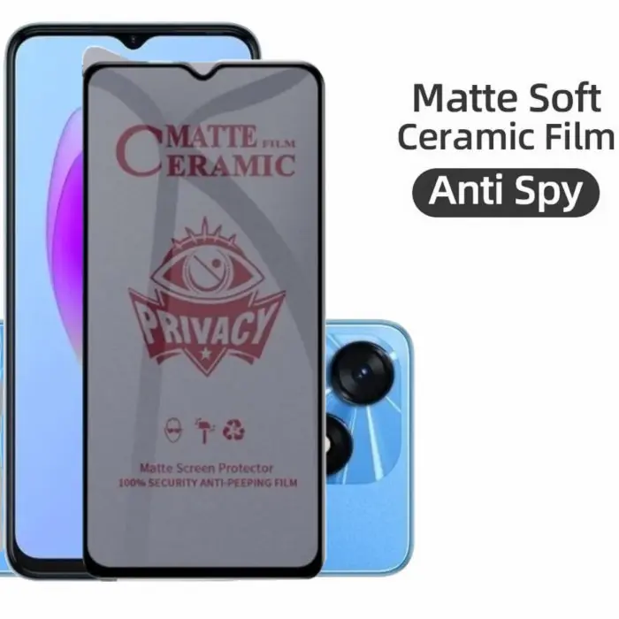 TG Temper Glass Cramic Privasi SPY OP00 A5S / A12 / A7 / AX7 / A11K / A5 2020 / A9 2020 / A31 2020/ A8 2020 / A15 / A15S Anti Gores Anti Intip Ceramic SPY Privacy Layar
