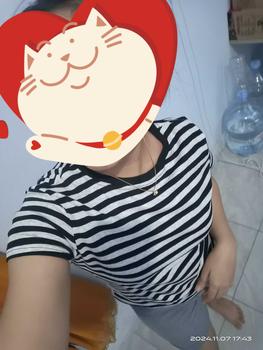 Product Review of kaos stretch leher kru bergaris merah from z** 0