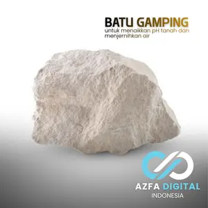 Kapur Gamping Aktif Asli Kemasan 500 gram Naikan pH Tanah Jernihkan Air dari Zat Besi Kapur Alami Kapur Sirih