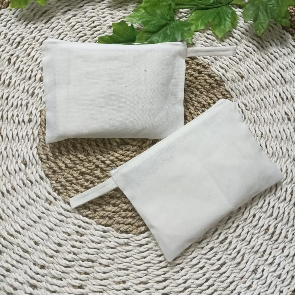 Pouch Blacu 20x15 cm - Pouch Polos - Dompet Polos - Dompet Blacu Wanita