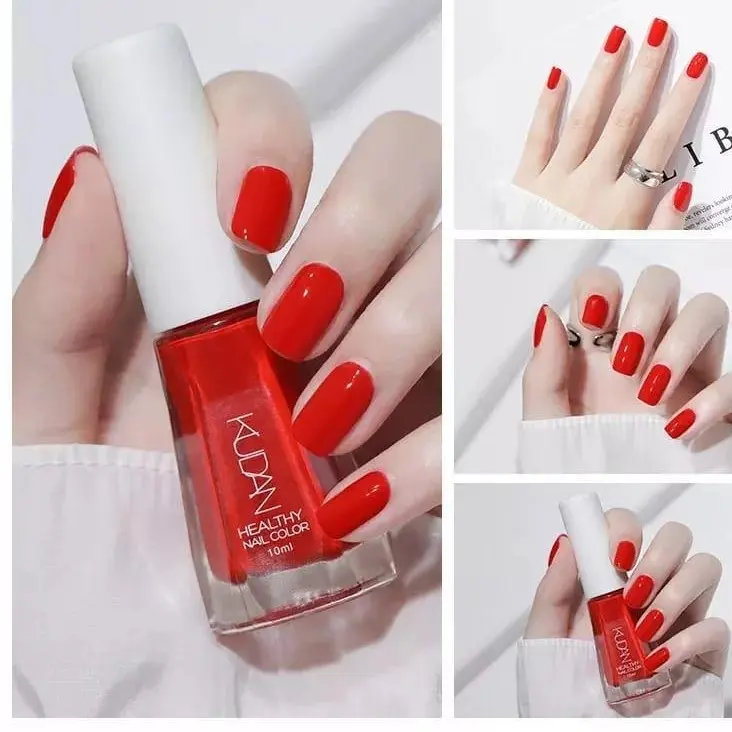 KUDAN Kutek Halal Bisa Untuk Sholat Peel Off  Cat Kuku Halal Muslimah Bisa di Kupas 10ml SERI N KUTEK TREND 8