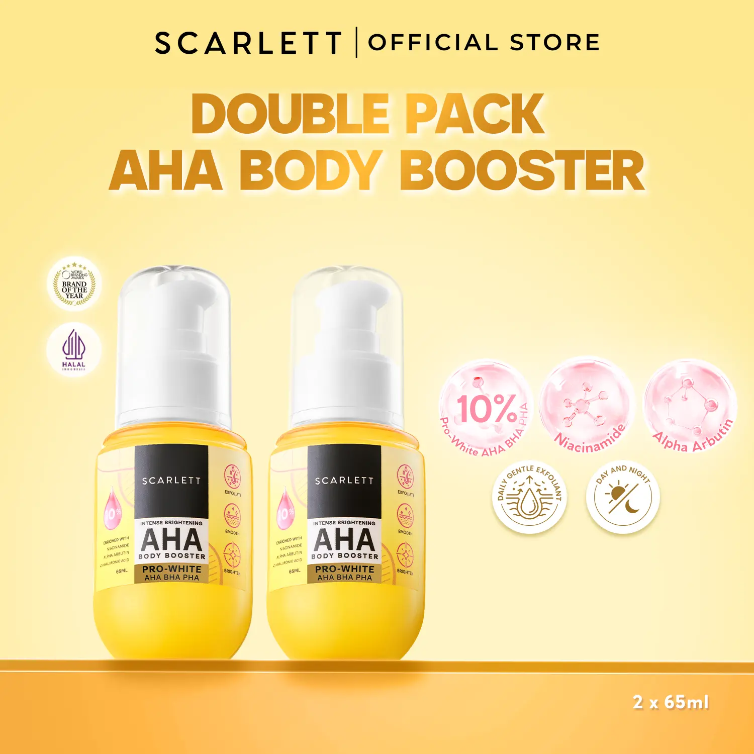 Doublepack AHA Body Booster