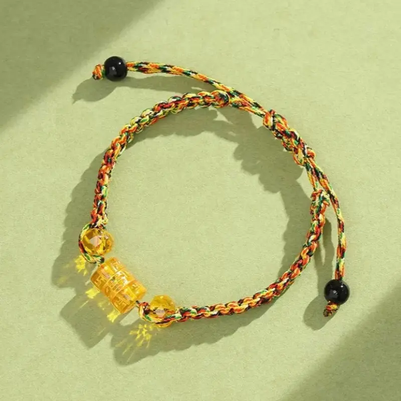 Tali anyam tabung kuning