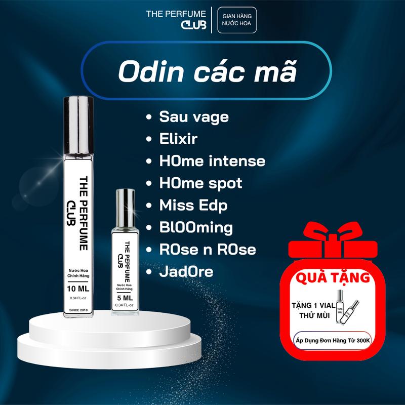 Odin Các Mã Chiết thử 5ml-10ml Nước Thơm Nam Cosmetic Perfume Nước Hoa Xịt Thơm