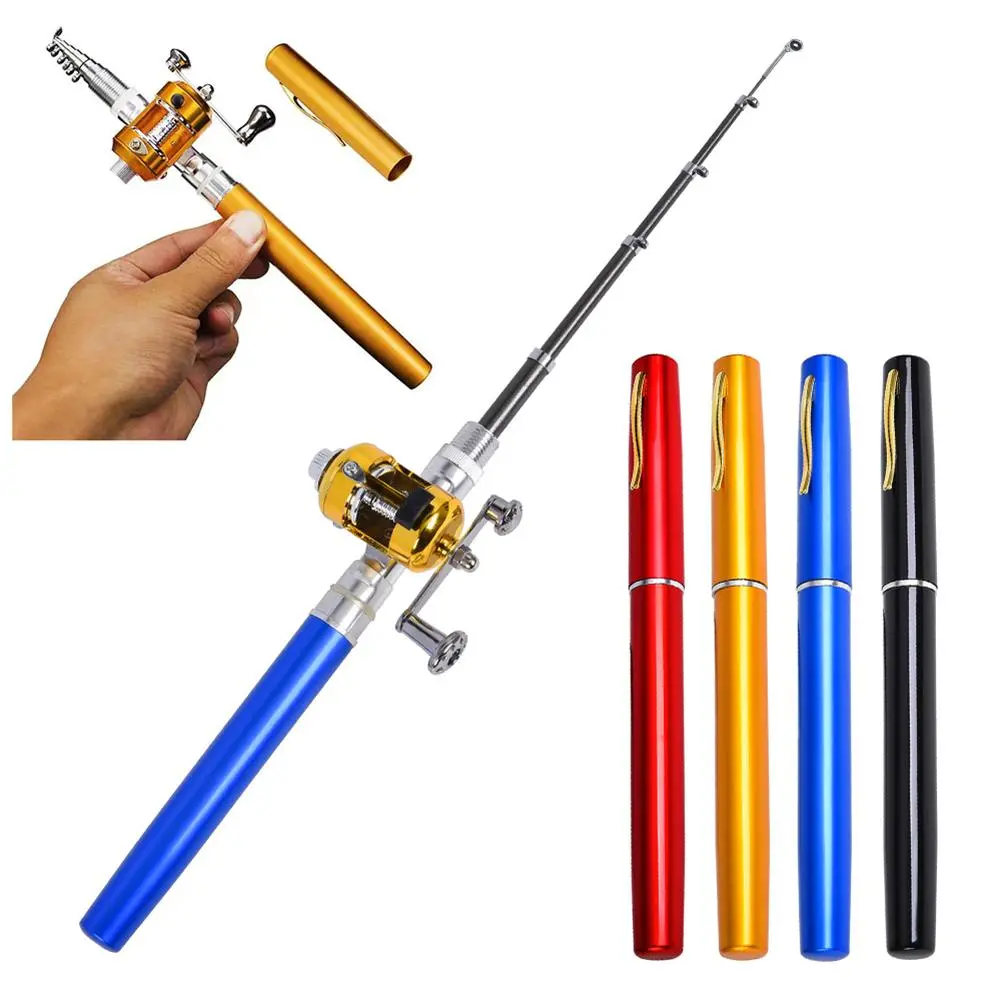 Cần Câu Cá Bút Mini, Dài 1M, Bỏ Túi Có Thể Thu Vào Cần Câu Trên Băng Siêu Nhẹ Cầm Tay Cần Câu Bè Đúc Dài # 455318