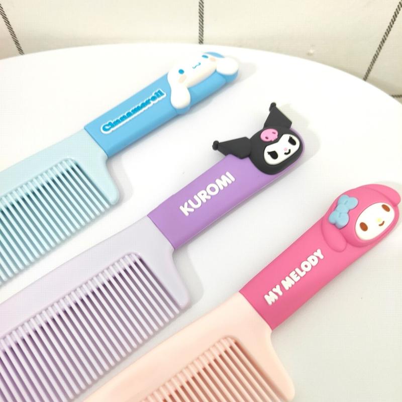 Sisir Sanrio PVC SSR-1475 Anak Lucu Gemas Hair Comb MyMelody Kuromi Cinnamoroll Kids Rambut Aksesoris 1