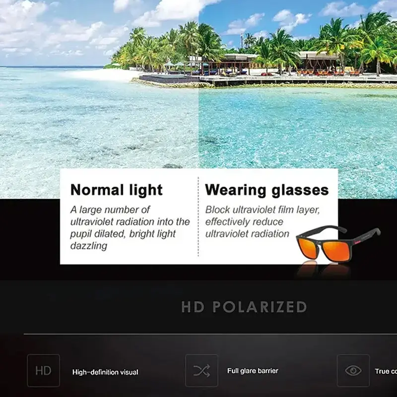 Shimano Kính râm phân cực chống chói cho nam và nữ Lái xe câu cá Đi xe đạp UV400 Goggles 5