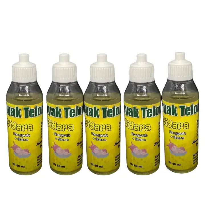 Paket 5 Botol Minyak Telon Bidara Ruqyah Plus sereh Bayi Cowok cewek