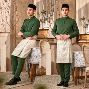 setelan baju teluk belang baju cekak musang baju adat melayu baju muslim ( TIDAK TERMASUK SARUNG SONGKET )