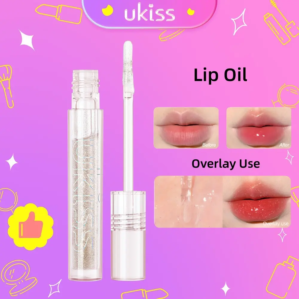 UKISS Lip Oil Moisturize Lip Balm Lip Gloss Lipstick Repair Nourish Reduce Wrinkles (2ML)
