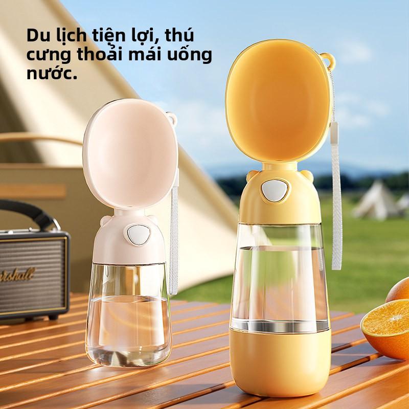 Bình nước di động cho chó, cốc uống nước cho thú cưng, dụng cụ uống nước ngoài…