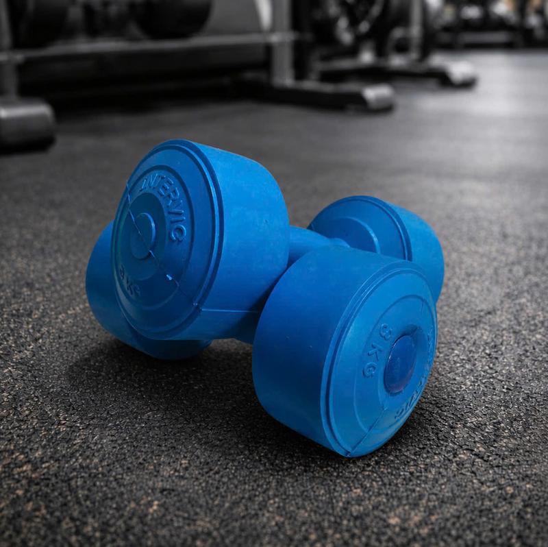 Tạ Tay Nhựa Bọc Xi Măng 1–8kg Lõi Sắt Ø20mm GYM / FITNESS,VẬT…