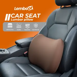 L2 Sandaran Pinggang Car Bantal Berkendara Mobil Set Penopang dan Pinggang  Bantal Leher Busa Memori Bantal Lumbar - Bantal Leher -1 PCS