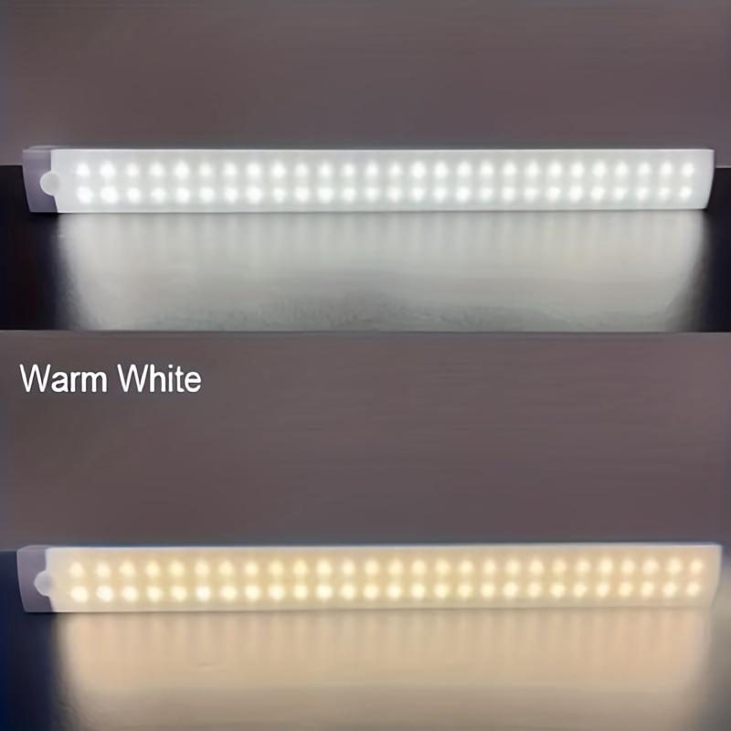Product Introduction of 1 chiếc Đèn LED cảm biến chuyển động, Pin hoạt động dưới đèn tủ, Đèn tủ từ tính dính ở bất cứ đâu Màu trắng ấm, Cho tủ quần áo phòng ngủ, Tủ, Két an toàn, Hành lang, Cầu thang, Nhà bếp, Tủ đựng thức ăn 24