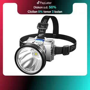 Suksestech Headlamp Senter Cas Kepala  3 Mode Lampu Reachargeable Waterproof Multifungsi -KT 8819